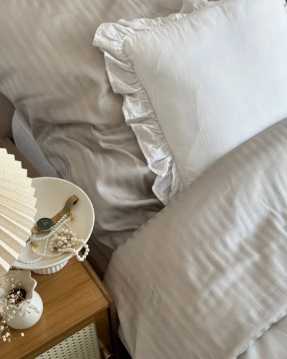 Pościel Hotelowa Adamaszek Beżowa